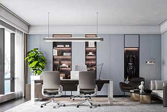 新余轻奢风格-书房