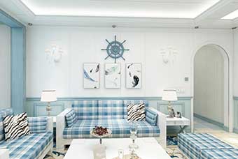 新余地中海风格-客厅