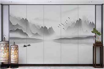 新余森佰汇航空纤维(山水画系列)